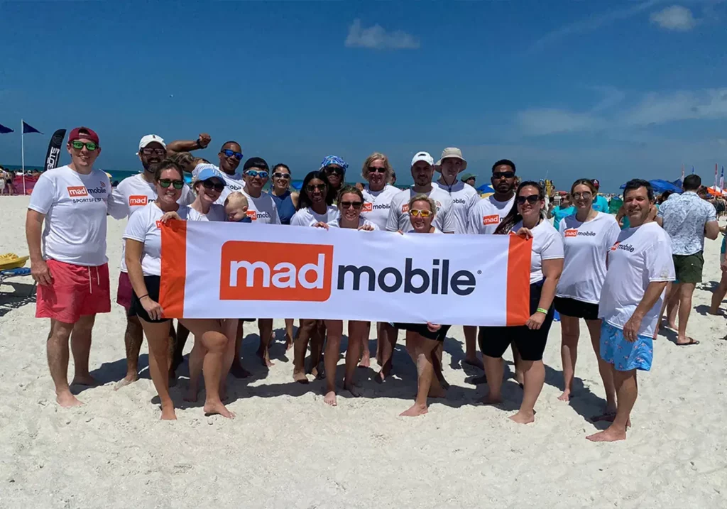 c1 Mad Mobile team during sports day